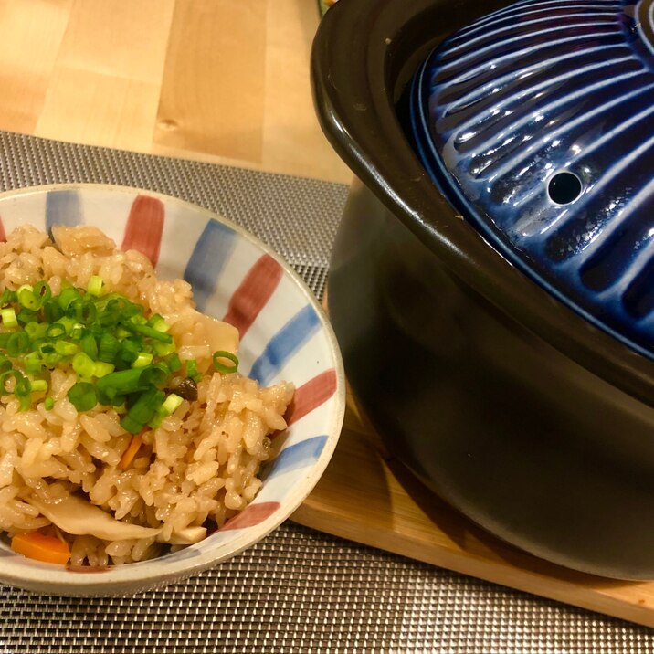 松茸のお吸物　炊き込みご飯